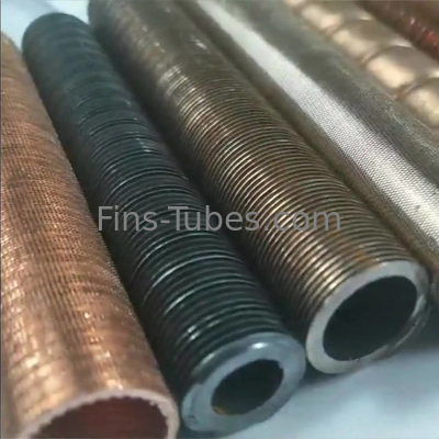 comprar En el caso de los tubos de vapor de aluminio refrigerados por aire, el tubo de cobre con aleta baja extruido, con ranuras internas para el intercambiador de calor online manufacture