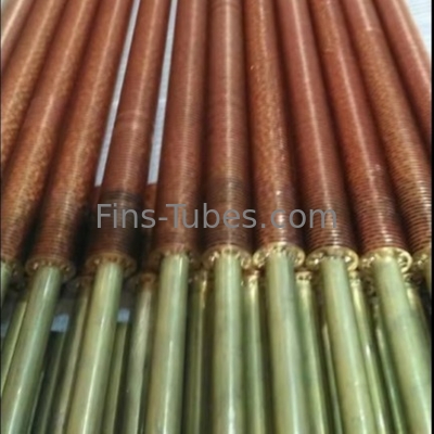 comprar DELLOK Alta eficiencia de transferencia de calor tubo de aleta baja con tecnología de laminado de aleta de aluminio online manufacture