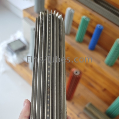 comprar DELLOK Eficiencia tubo de aleta de acero con 12FPI Min. altura del alfiler 10mm tubo de aluminio online manufacture