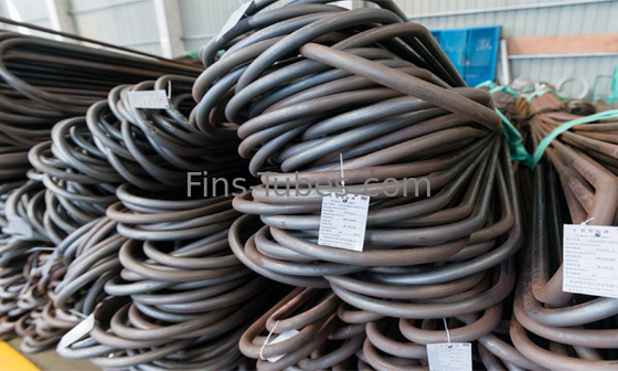 comprar Tubo de escape espiral del tubo de la curva en U del acero de carbono del evaporador de DELLOK SA210 online manufacture