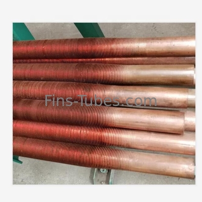 comprar El llano sólido CuNi de DELLOK mecanografía el tubo de cobre de la refrigeración 12FPI del OD 16m m online manufacture