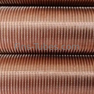 DELLOK Intercambiador de calor Tubos de cobre extrudidos con aletas bajas