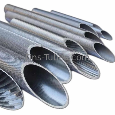 DELLOK Venta de fábrica Tubo de aleta baja de alta calidad con ranura interna de metal único Tubo de aleta de cobre Proveedores Tubo de aleta baja de cobre