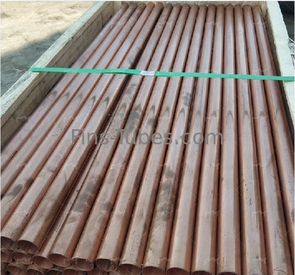 DELLOK Venta en caliente Tubo de cobre doble interior para intercambiadores de calor Tubo de cobre para intercambiadores de calor Tubo de fin interior