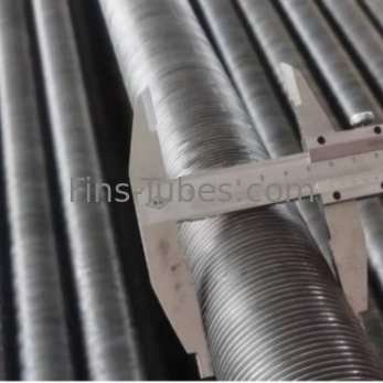 DELLOK KL Tubo de acero al carbono de aleta de aluminio transferencia de calor