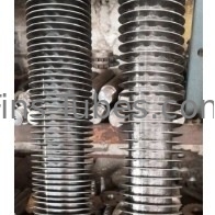 Tubo de aleta elíptica en espiral en acero al carbono en el equipo de intercambio de calor