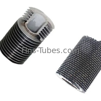 DELLOK Venta en caliente tubo de aleta espiral, tubo de aleta dentada, tubo de aleta dentada