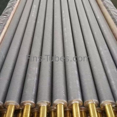 DELLOK Tubo con aletas de acero inoxidable L para aire acondicionado / intercambiador de calor