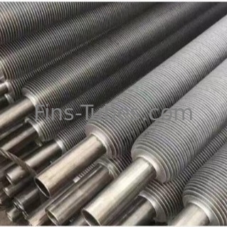 Equipo industrial tubo de disipación de calor en espiral compuesto de metal de alta frecuencia soldado con aletas tubo de efecto invernadero enrollamiento