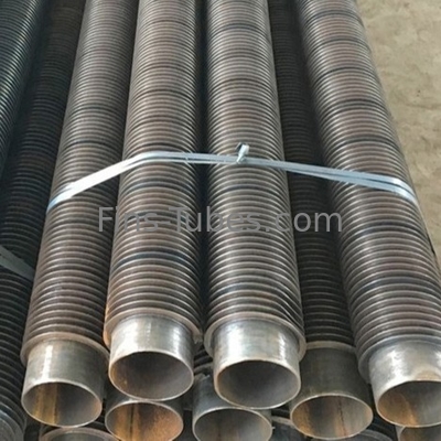 DELLOK Tubos de aleta en espiral de acero con aleta de alta frecuencia Tubos de aleta de soldadura sin costura Tubos de disipación de calor con aleta de acero