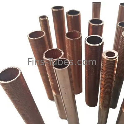 DELLOK Intercambiador de calor Tubos de cobre extrudidos con aletas bajas