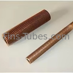 Dellock tubo de aleta de aluminio para sistemas HVAC hasta 300 ° F / longitud 1-22m o según lo solicitado