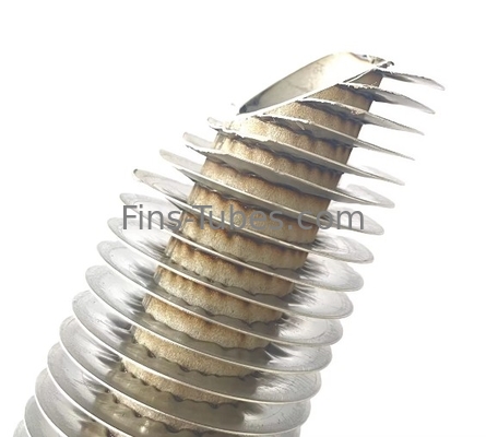 DELLOK Pared 0,96 mm tubo de aleta de aluminio con tubo de 4 mm-15 mm