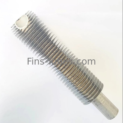 DELLOK Resistencia a la corrosión Tubo de aleta de aluminio longitud personalizable Pared del tubo sin límite