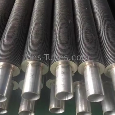 DELLOK 4 mm-15 mm espesor del tubo extruso de la máquina del tubo de aleta con revestimiento negro o protección de barniz