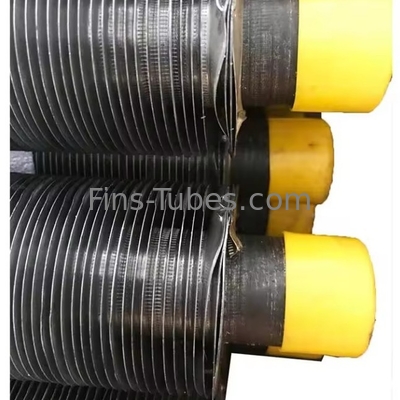 DELLOK 4 mm-15 mm espesor del tubo extruso de la máquina del tubo de aleta con revestimiento negro o protección de barniz
