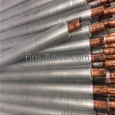 Temperatura tubo desnudo tubo de aleta incrustado 16-63 mm OD 2,5-20 mm aleta espaciado 1,65 mm de pared de espesor -40 ° C-300 ° C 1,0-4.0MPa