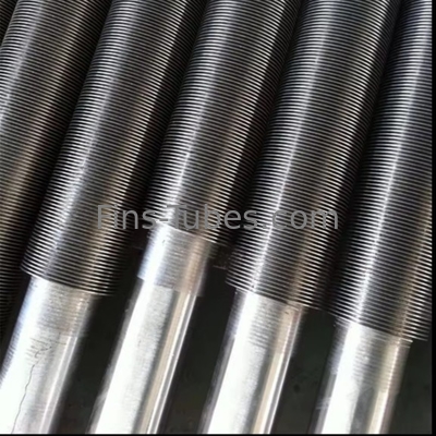 DELLOKTemperatura Tubo de aleta incrustado Acero carbono Acero inoxidable Cobre Aluminio Titanio 200°C Plano