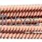 DELLOK 0,5 mm espesor de la pared del tubo tubo de aleta extrudido para el recubrimiento en polvo/galvanizado