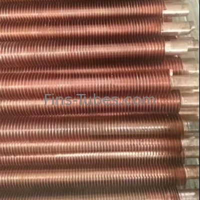 DELLOK Eficiencia Tubo de aleta baja extruido recubierto con tecnología de anodizado
