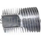 DELLOK tubo de aleta de aluminio anodizado para la máquina de tubo de aleta extrudida con una eficiencia superior de transferencia de calor