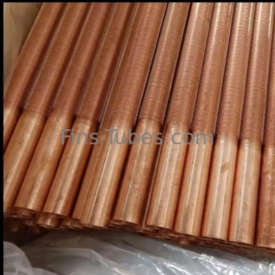 Tubo de aleta de rodadura de aluminio extrudido con borde liso Prueba hidráulica 3-25 mm de diámetro exterior
