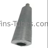 DELLOK Tubo de aleta de acero al carbono resistente a la corrosión con certificación ASME/ISO de 1 pulgada