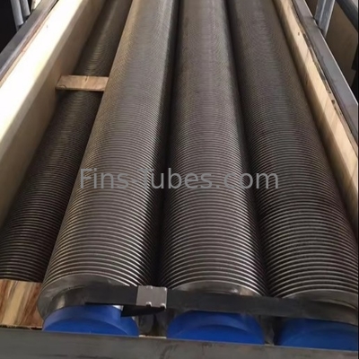 DELLKO Resistencia a la corrosión tubo de aluminio con aletas de acero carbono tubo L hasta 2000 psi 1 pulgada de altura de aletas