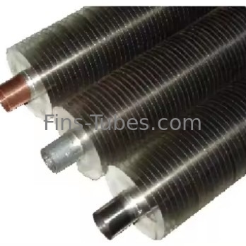 DELLOK Tubo de aleta de aluminio de larga duración con altura de alfiler de 10 mm Min. 22,22 mm OD para una transferencia óptima de calor