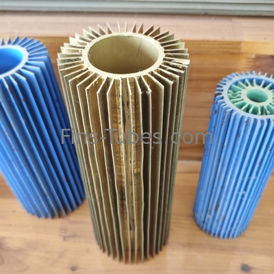 DELLOK tubo longitudinal de aleta con conexión roscada para raíz de 19 mm OD 400 °C