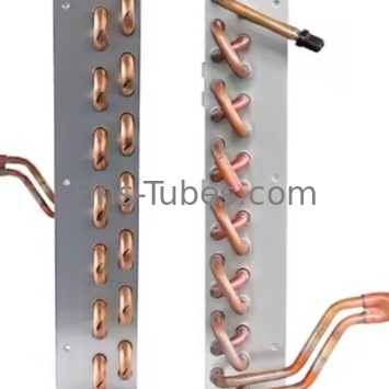 Fabricación industrial máquina de transferencia de bobina de enfriador por evaporación tubo condensador Cooper tubo intercambiador de calor