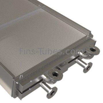 Intercambiador de calor enfriado por aire con código de fabricación API y ASME como enfriador y condensador