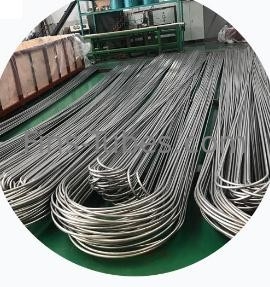 Tubos de aleta soldados con autógena 1500m m continuos del tubo de la curva en U del metal de la horquilla de DELLOK