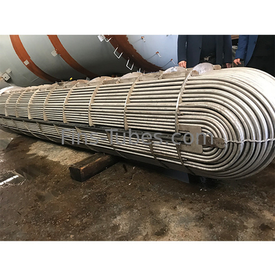 Tubos de aleta soldados con autógena 1500m m continuos del tubo de la curva en U del metal de la horquilla de DELLOK