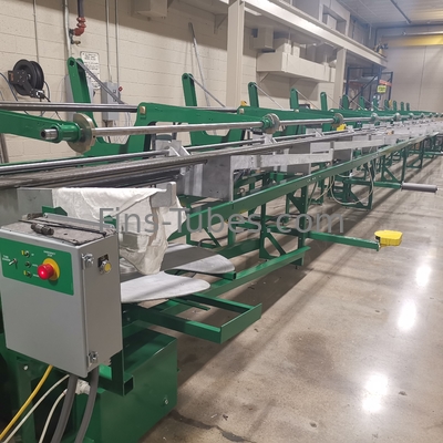 Máquina sacada de aluminio de acero inoxidable de Finning del tubo del carbono de DELLOK
