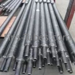 Tubo de aleta de acero inoxidable plano EN10204 de la sola fila de DELLOK 25m m soldables