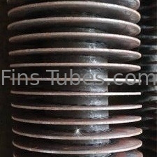 Tubo de aleta de acero inoxidable plano EN10204 de la sola fila de DELLOK 25m m soldables