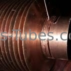 Tubo de aleta integrado 50.8m m estriado 2.1m m del cambiador de calor de DELLOK 12 FPI OD
