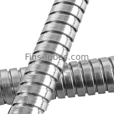 DELLOK TP304 SMLS OD15.88mm de acero inoxidable prensó el tubo de aleta
