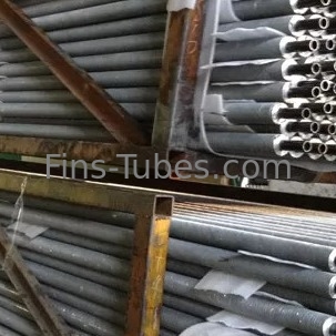 Tubo de aleta sacado 6m m del carbono GrA1 del sistema de refrigeración de DELLOK