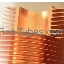 DELLOK Tubos redondos de aleación de cobre de altura de radiador alto plano sólido de 10,5 mm