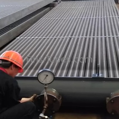 DELLOK Intercambiador de calor bobina de 25 mm aleación de titanio tubo redondo y condensador de aleta