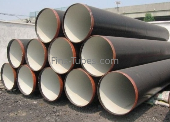 Tubo espiral de la tubería de acero SSAW de los tubos del diámetro del carbono soldado con autógena y negro del espiral del diámetro grande de DELLOK Q235B
